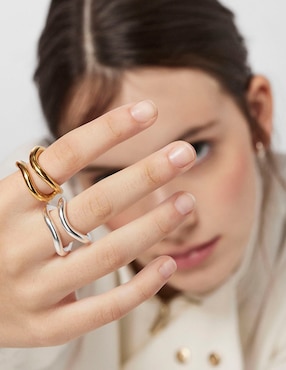 Anillo Tous Hav P 925 de plata brillante