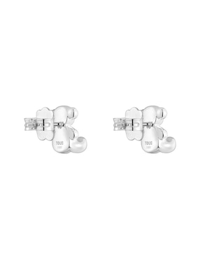 Broqueles de oso Tous Bold Bear de plata P 925 con acabado brillante