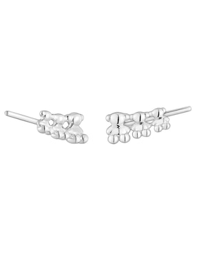 Aretes Cortos De Oso TOUS Bold Bear De Plata P925 Acabado Brillante