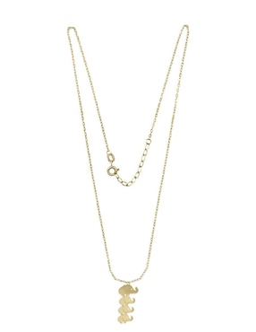Colgante Y Dije de elefante Fianelli rhodina de oro amarillo 14 K