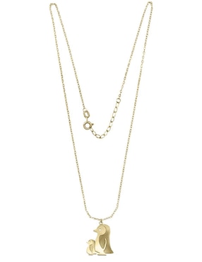 Colgante Y Dije de pingüino Fianelli billoy de oro amarillo 14 K