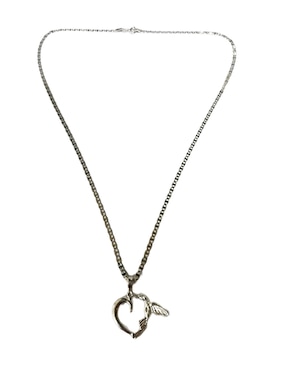 Collar de corazón Limerence By Claudia Herrera Colibrí de plata P 925