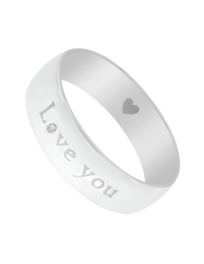 Anillo Fianelli Love you 14 k de oro diamante brillante