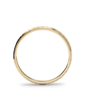 Argolla de oro 14 k Mano Forjada