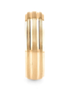 Argolla de oro 14 k Mano Forjada