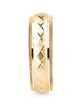Argolla de oro 14 k Mano Forjada