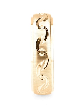 Argolla de oro 14 k Mano Forjada