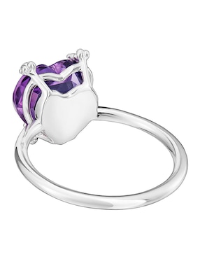 Anillo con gema de corazón Tous Color Pills P 925 de plata amatista brillante