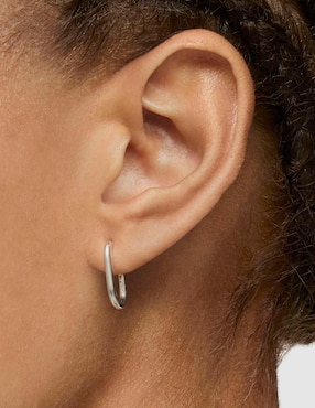 Aretes de aro Tous Sweet Dolls de plata P 925 con acabado baño de oro