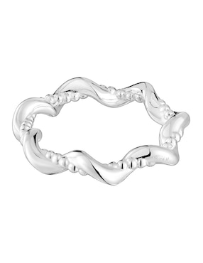 Anillo de estrella Tous Twisted de plata brillante