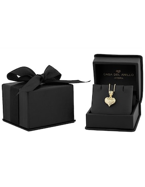 Dije de corazón Casa del Anillo de oro 10 K