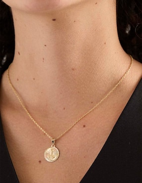 Medalla de cristo Fonelli de oro florentino 14 K