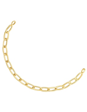 Pulsera Tous de plata P 925 Hold Oval con acabado baño de oro