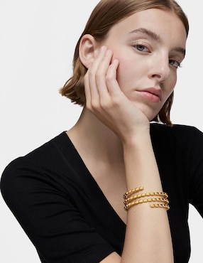 Pulsera Tous de plata P 925 Basics con acabado pulido