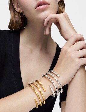 Pulsera Tous de plata P 925 Basics con acabado pulido