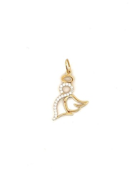 Dije de ángel Argo Joyeros de oro 14 K circonita