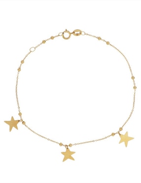 Pulsera Bony Levy de oro 14 k con acabado pulido