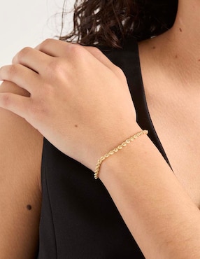 Pulsera Fonelli de oro 14 K con acabado pulido
