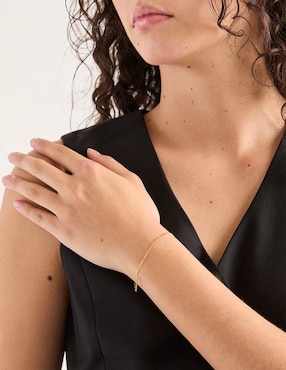 Pulsera Fonelli de oro 14 K con acabado pulido