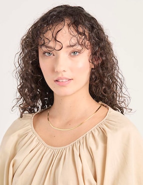 Cadena Fonelli de oro amarillo 14 K