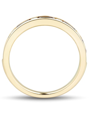 Anillo Richline Group 14 k de oro amatista y diamante