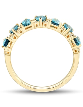 Anillo Richline Group 14 k de oro topacio azul de londres