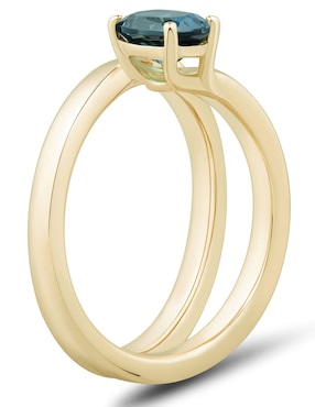 Anillo Richline Group 14 k de oro topacio azul de londres