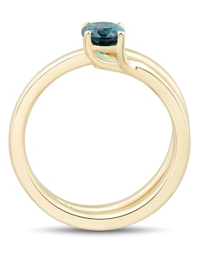 Anillo Richline Group 14 k de oro topacio azul de londres