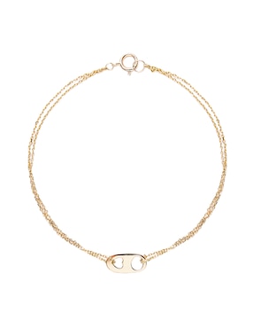 Pulsera Ingrata Fortuna de oro 14 k Arene Bracelet con acabado pulido