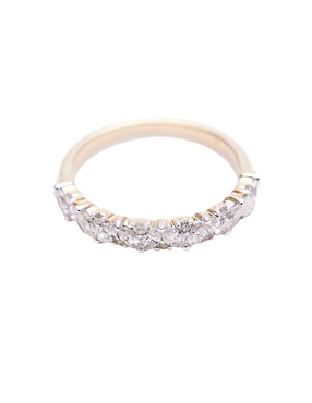 Anillo Ingrata Fortuna Marcela Diamond 14 k de oro blanco diamante pulido
