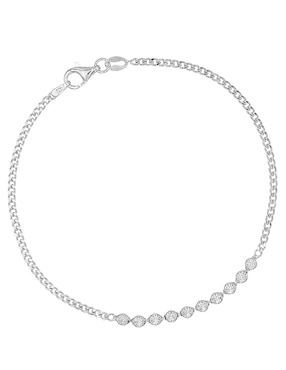 Pulsera Silvex Spa De Plata P 925 Con Acabado Brillante