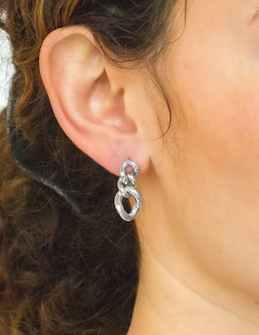 Aretes Silvex Spa de plata P 925 con acabado brillante