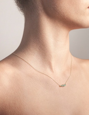 Collar Jayda de oro 14 K