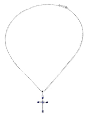 Collar de cruz Jayda de oro 14 K