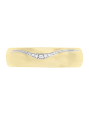 Argolla De Oro 14 K Klamore Ara Diamante