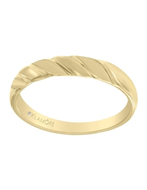 Argolla De Oro 14 K Klamore Satura