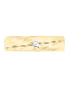 Argolla De Oro 14 K Klamore Dorado Diamante