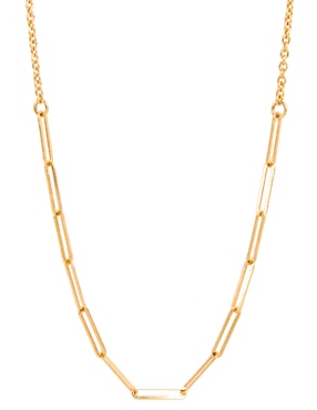 Collar de eslabones Lusso de oro 14 K