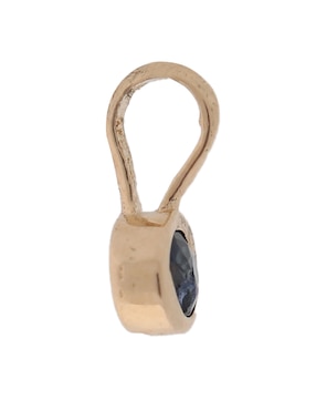 Charm circular Fonelli de oro amarillo 14 K