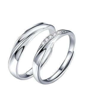 Set Anillo Wünd P 925 De Plata Zirconia