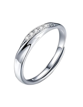 Set anillo Wünd P 925 de plata zirconia brillante
