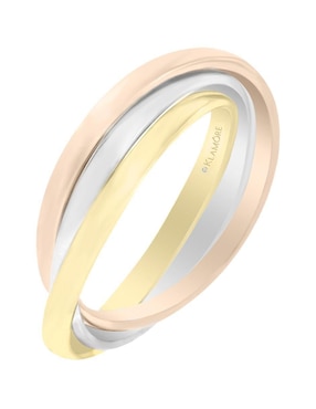 Argolla de oro florentino 14 k Essenza Sheila