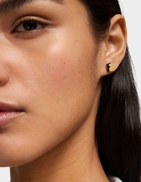 Aretes de oso Tous 1950 de oro con acabado brillante lapislázuli
