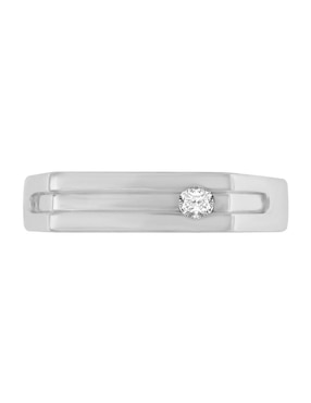 Anillo Redondo Fianelli Ithan 14 K De Oro Diamante