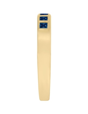 Churumbela de oro amarillo 14 k Fascinare Amina zafiro