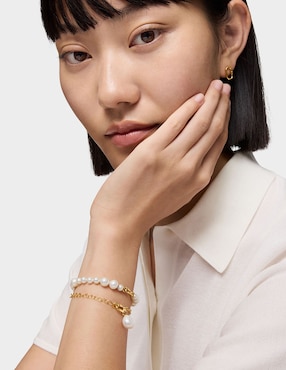 Pulsera Tous de oro amarillo 18 k Hold Oval