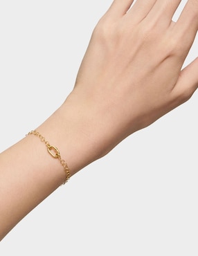 Pulsera Tous de oro amarillo 18 k Hold Oval