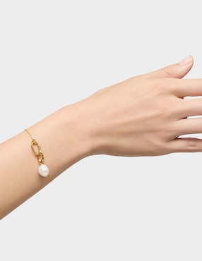 Pulsera Tous de oro amarillo 18 k Hold Oval