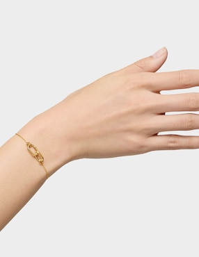 Pulsera Tous de oro amarillo 18 k Hold Oval