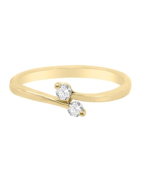 Anillo Redondo Fianelli Vivian 14 K De Oro Diamante